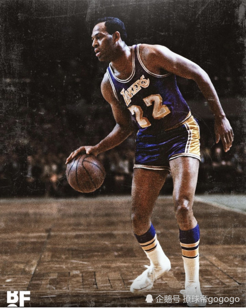 洛杉矶湖人的开山鼻祖 nba的无冕之王 一代传奇贝勒爷