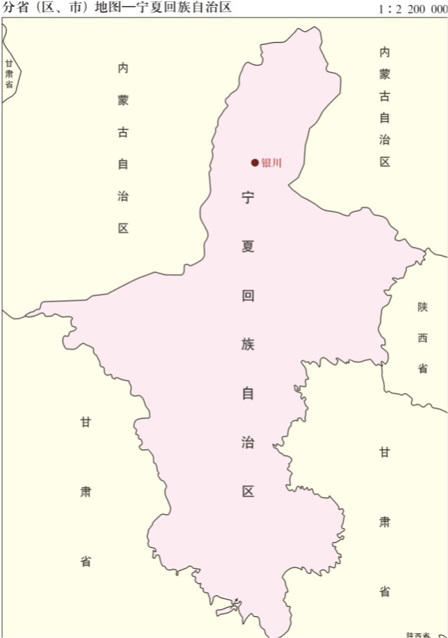 宁夏地图