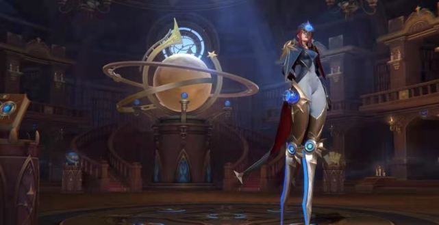 lol手游先锋官占星师皮肤曝光卡密尔2米长腿吸睛