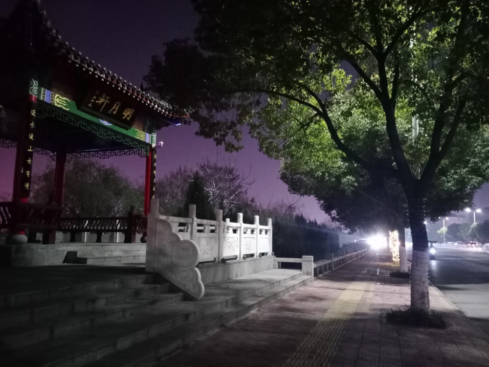 南阳白河夜景1