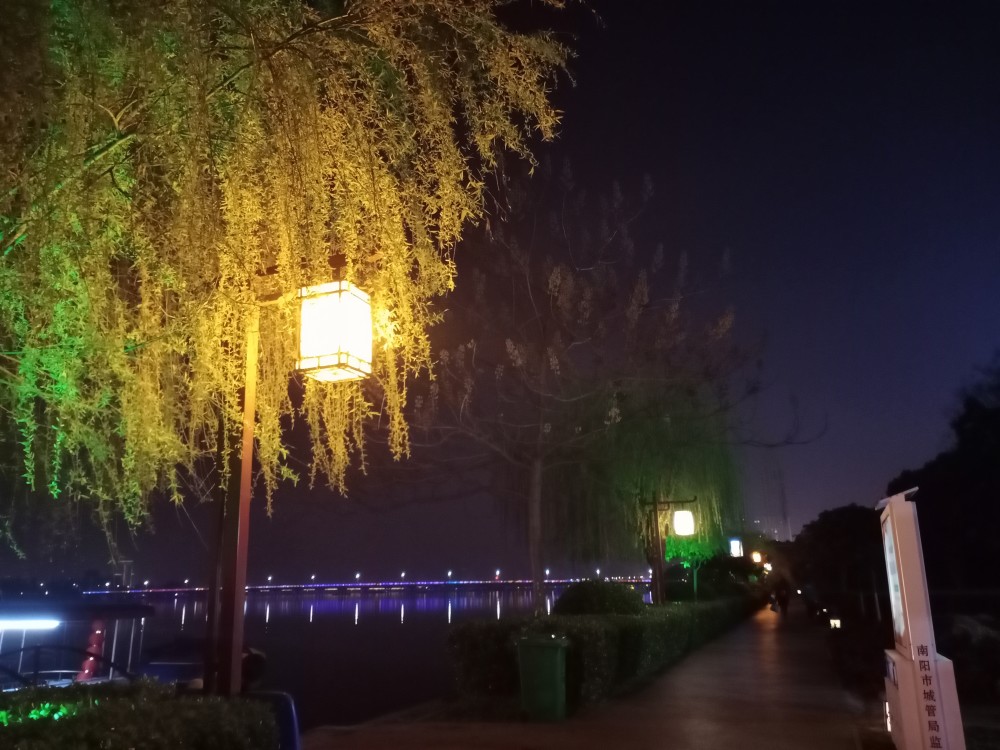 南阳白河夜景1