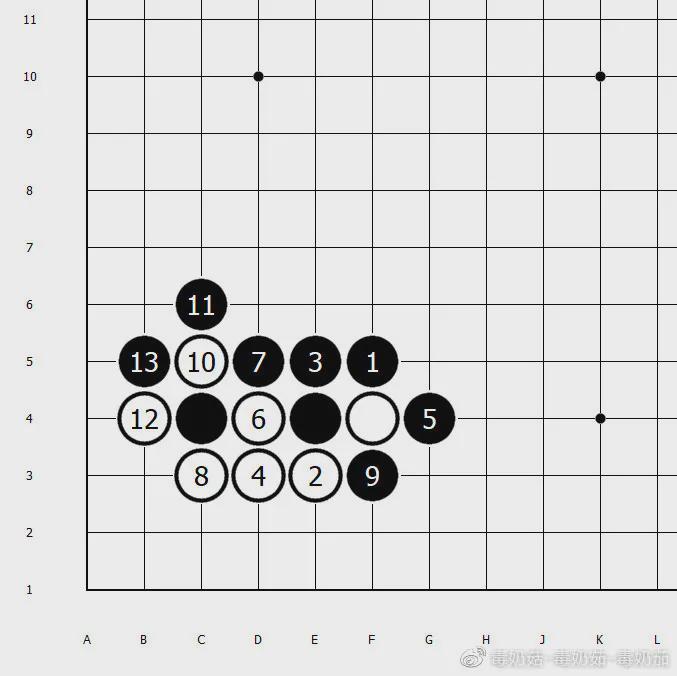 菇围棋定式入门到入土74小目守角单关角2