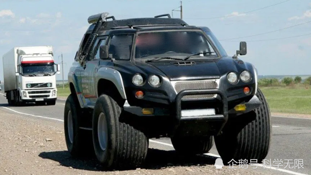 一次能乘坐7人的4x4两栖全地形车viking 29031,战斗民族常用汽车