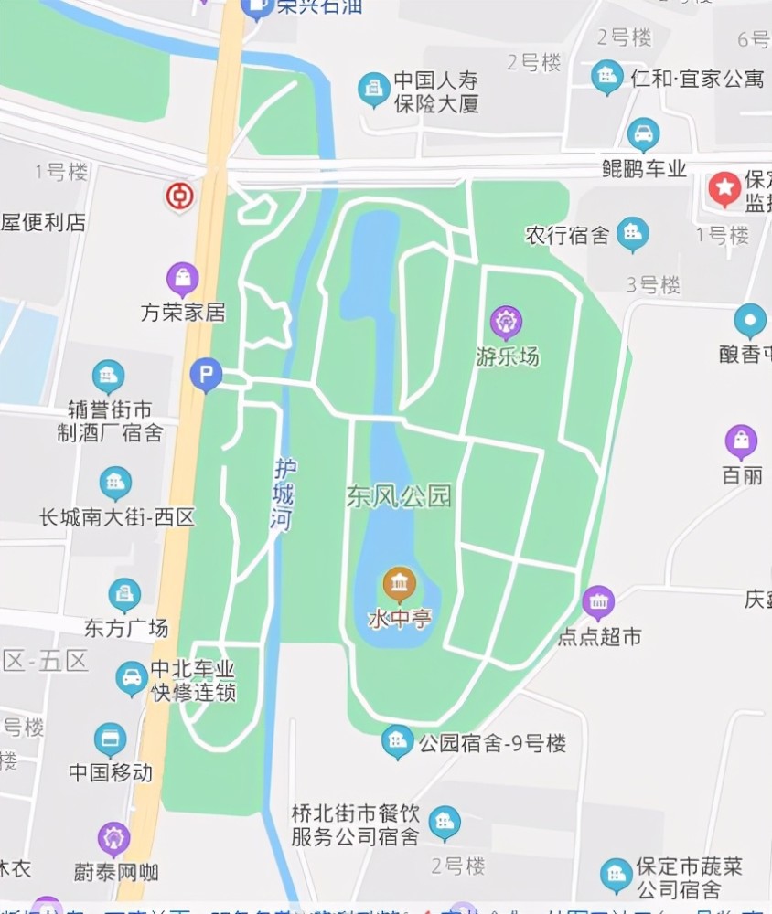 东风公园地图