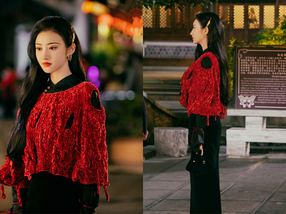司藤小姐,你的妆容好美艳,服装好精致,景甜真的是人间富贵花