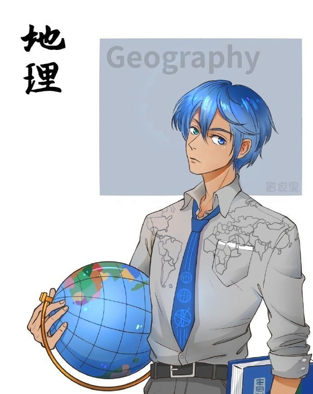 学科拟人变二次元角色生物变成可爱小正太看到数学我爱了