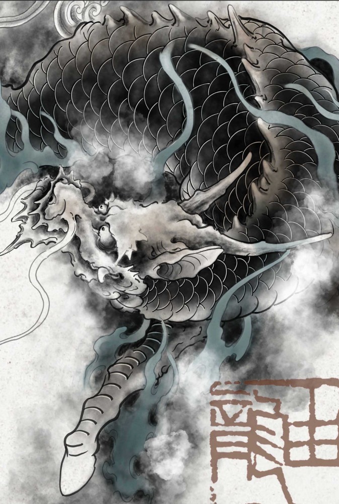 小腿,小臂,后肩,满背等,因麒麟的寓意美好,因此深受纹身爱好者推崇