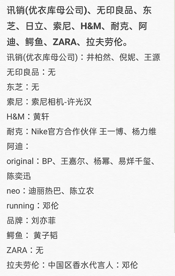 品牌辱华多位明星解约,牵涉其中的杨幂热巴还在观望