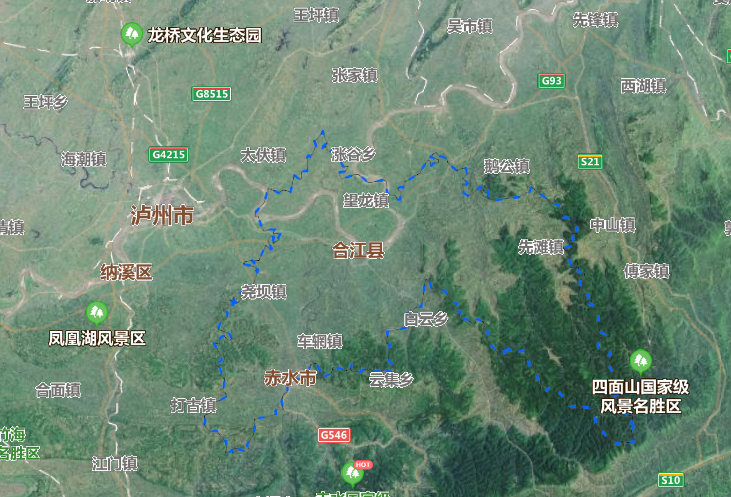 四川省一个县,人口超90万,于北周时期建县