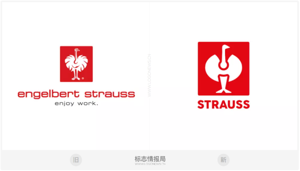 会跳芭蕾舞的鸵鸟专业工服strauss启用新logo