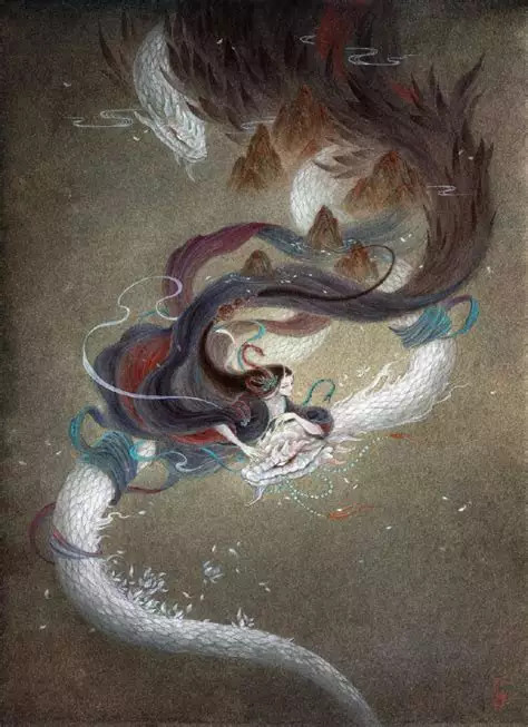 鲛人是中国古代神话传说中一种非常神秘的生物,他们大多生活在海底