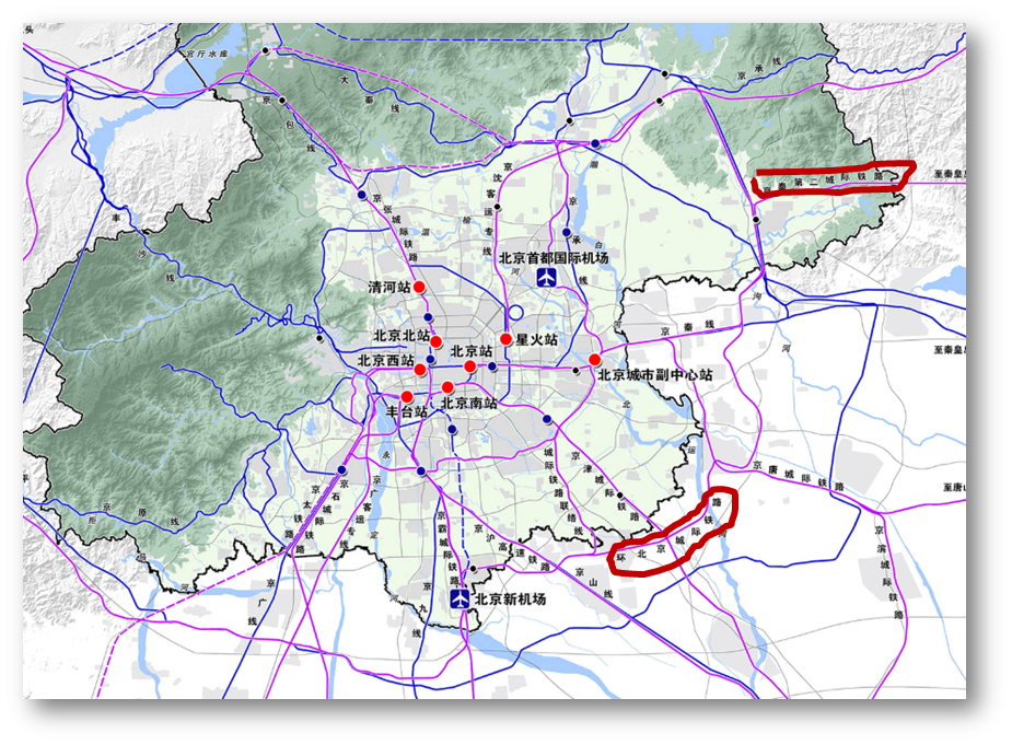 燕郊轨道:"3条地铁 3条城际 1条市郊铁路"!