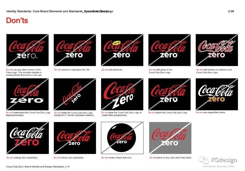 设计资源分享—可口可乐zerovi手册210325