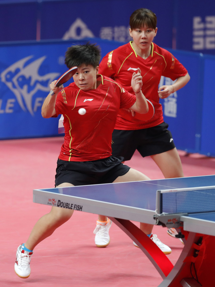 (体育)乒乓球——全运会资格赛:王艺迪/陈幸同晋级