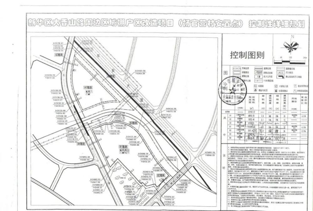 规划图中b1地块即为平xh(2021)014地块