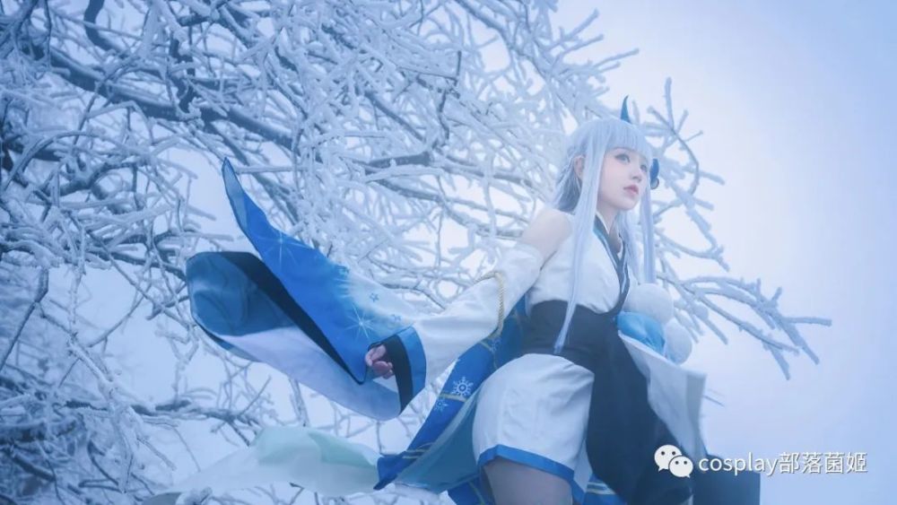 cos:阴阳师蝉冰雪女cos正片@修老虎