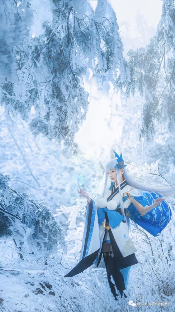 cos:阴阳师蝉冰雪女cos正片@修老虎