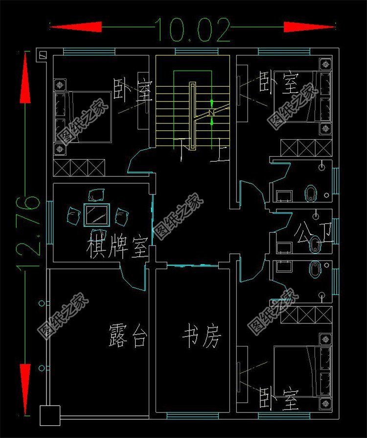 广东三层平顶楼房图,平屋顶更大气,火爆全村