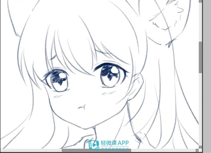 其实画q版主要是注意人物比例,那么脸的部分呢,其实跟动漫中软萌可爱