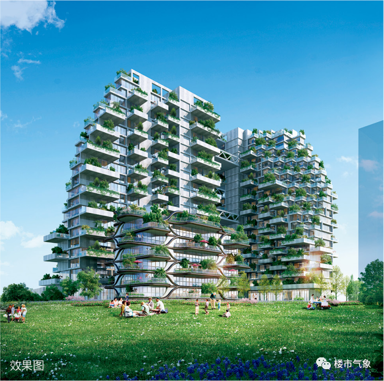 而未来立体生态创新建筑的"空中别墅"建筑形态,将别墅业态及中国传统