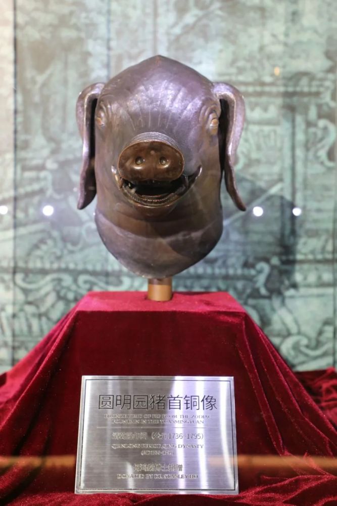 圆明园十二生肖国宝之一,虎首铜像更与中国传统的虎的造型大相径庭