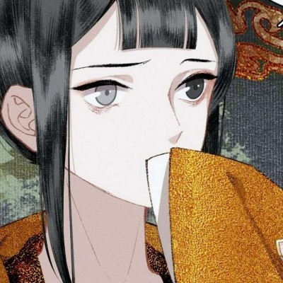 一组古风动漫御姐女头