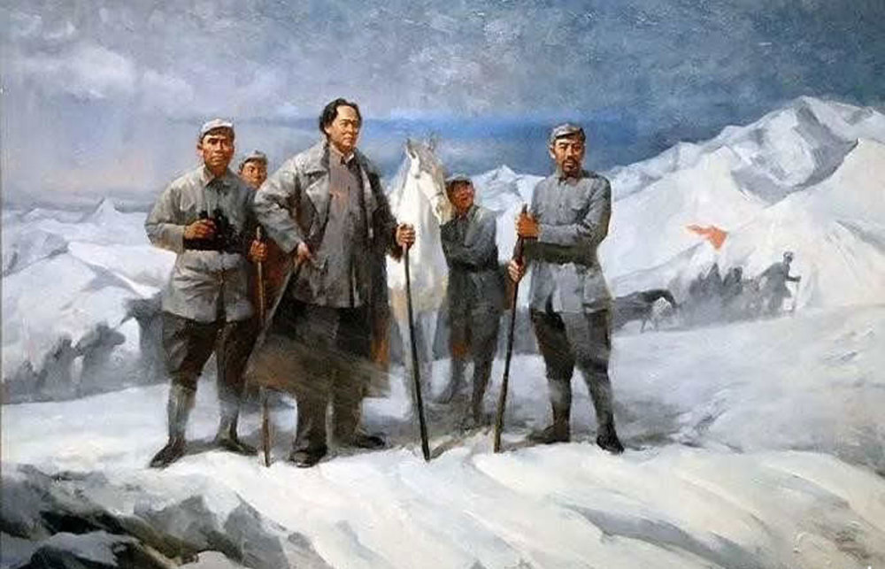 【长征】中国革命历史油画选_腾讯新闻