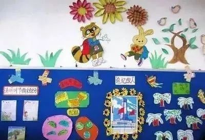 幼儿园清明节主题环创(25款)
