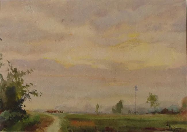 柳新生水彩风景作品欣赏
