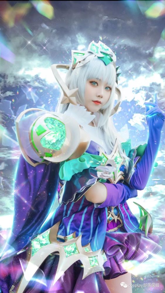 cos:王者荣耀虞姬启明星使同人cos正片@温流