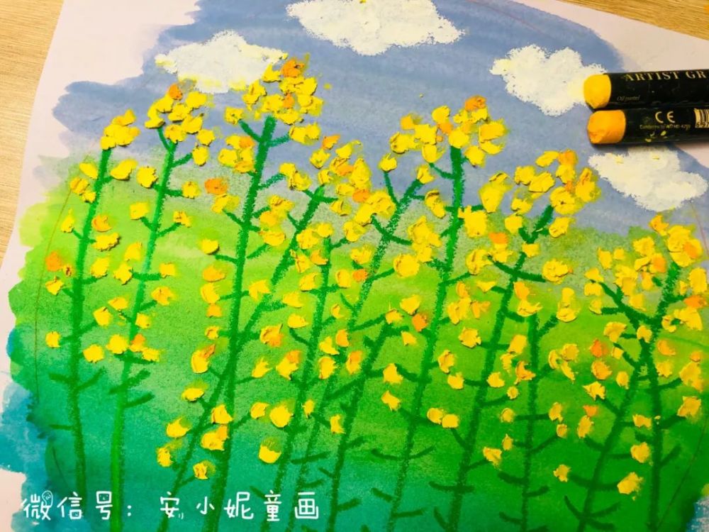 儿童画创意|春日鲜花限定,三款花朵主题课例分享