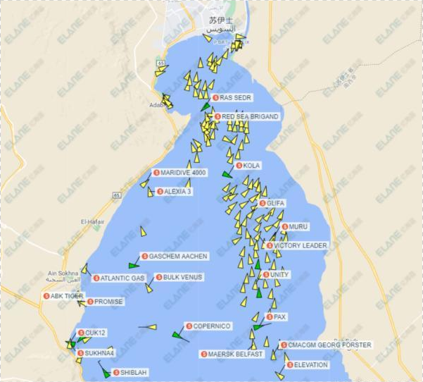 苏伊士运河"长赐"号依然没有救援成功,渡船数量仍在增加