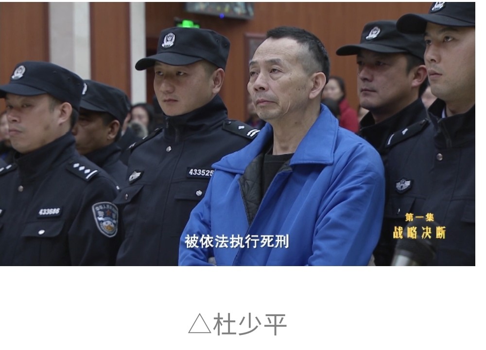 犯故意杀人罪的杜少平被依法执行死刑