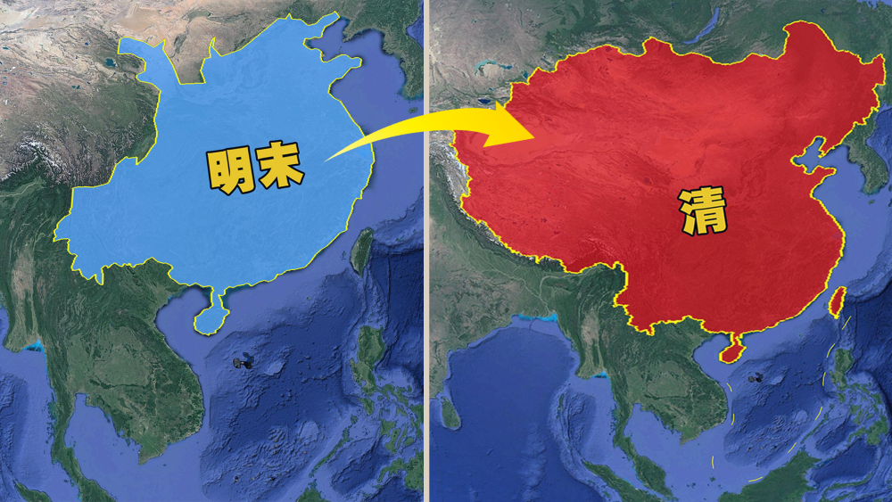 一百年间国土面积扩大了三倍,清朝是如何实现领土扩张的?