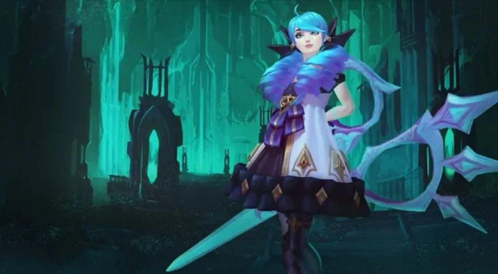 gwen温格将成为lol的第154个英雄预告片才出就有粉丝创作画稿