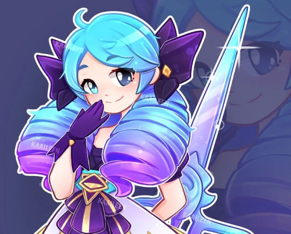 gwen温格将成为lol的第154个英雄预告片才出就有粉丝创作画稿