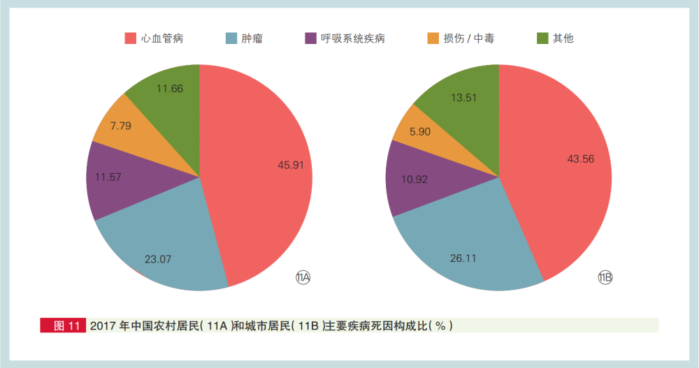 2017年我国各种疾病死亡统计