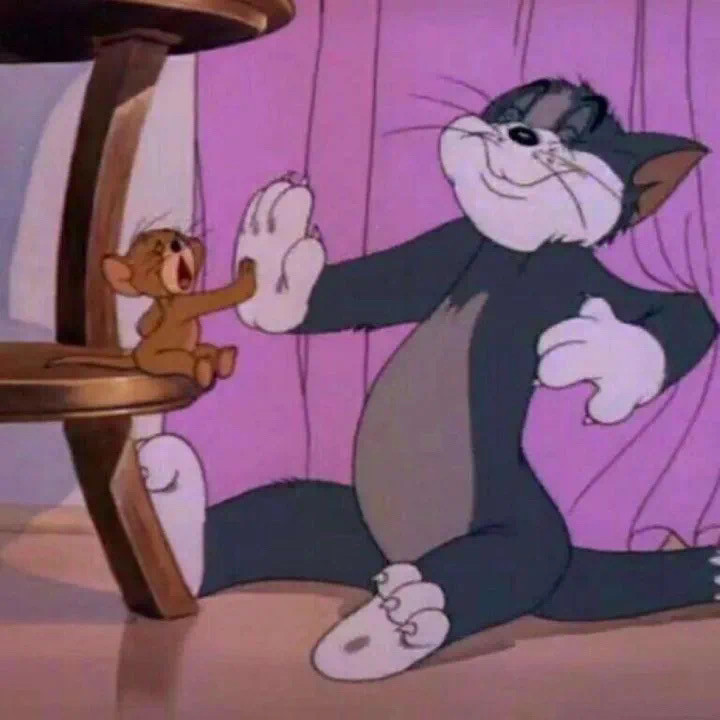 (情头)猫和老鼠 汤姆杰瑞动漫卡通情侣头像系列