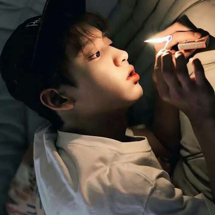 朴灿烈 高清头像 文字背景图