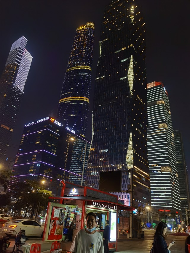 美丽的夜景.