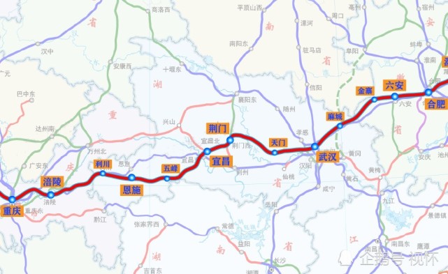 除成渝中线外,今年沿江高铁其它线路都是"争取开工"