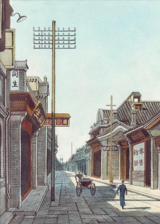 老北京街道.图/陈永祥大时代起伏跌宕,小人物悲欢离合.