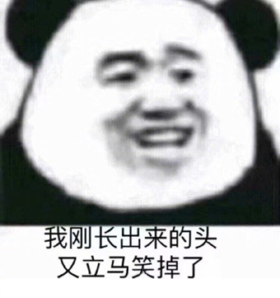 "万能沙雕表情包 熊猫头yyds!