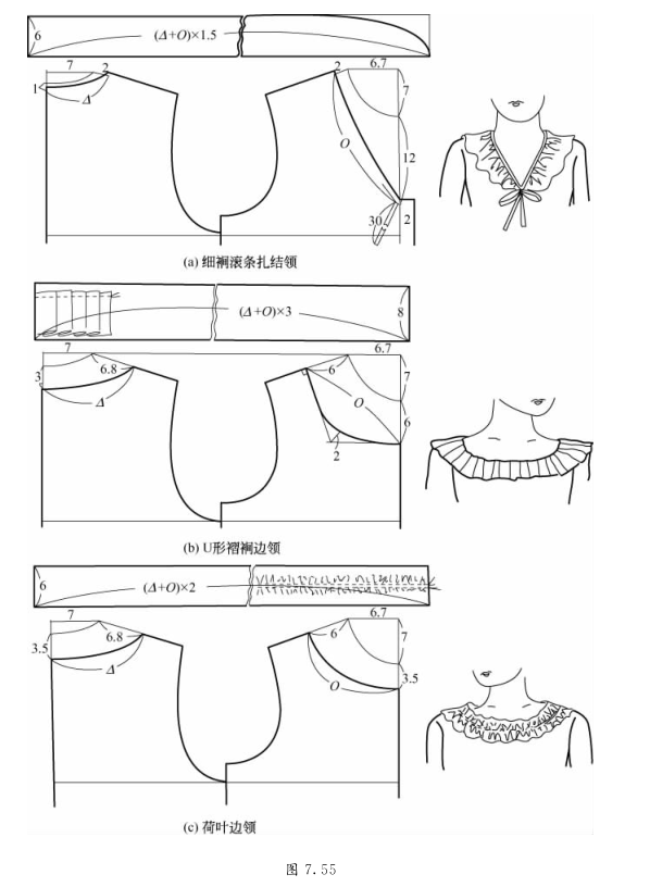 (34款无领配领纸样)