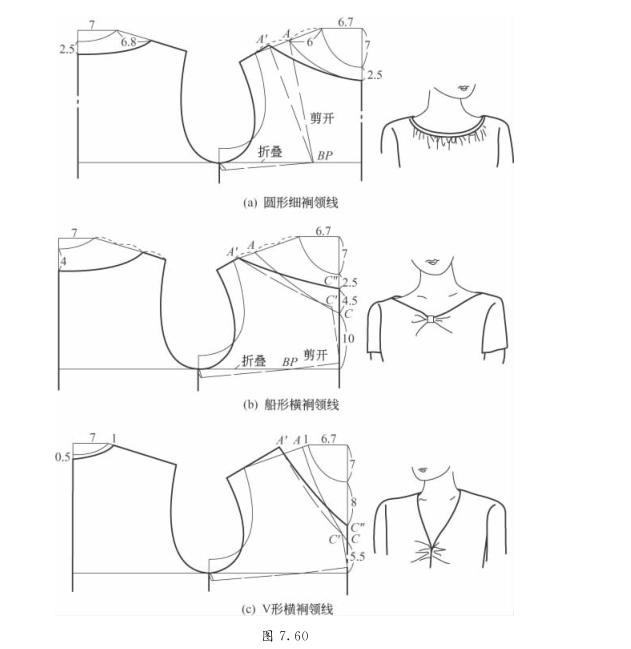 (34款无领配领纸样)