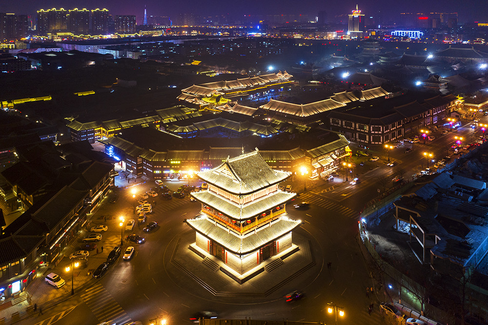 大同古城夜景