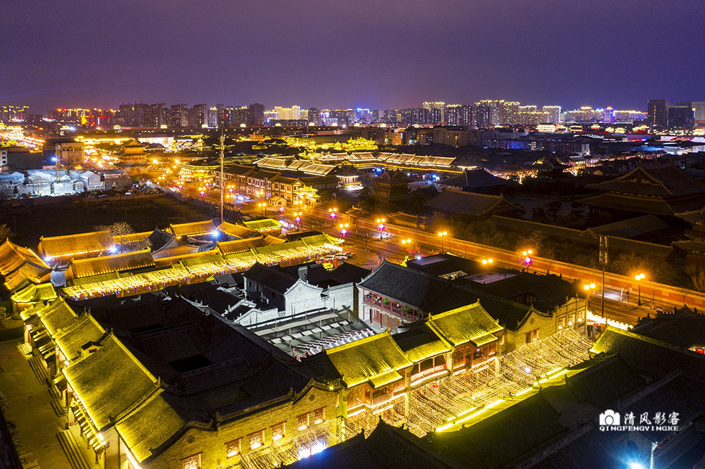 大同古城夜景