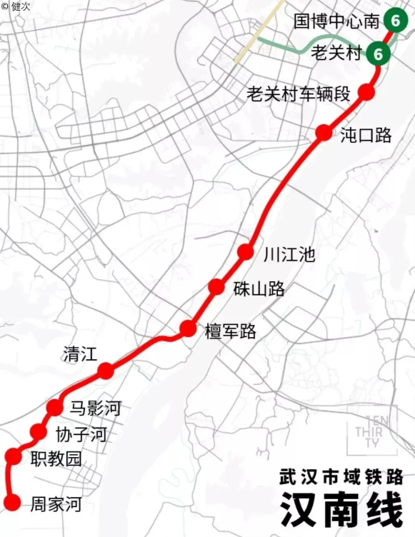 列车内部图像曝光|武汉地铁16号线|江夏区|武汉|地铁|沌口|汉南