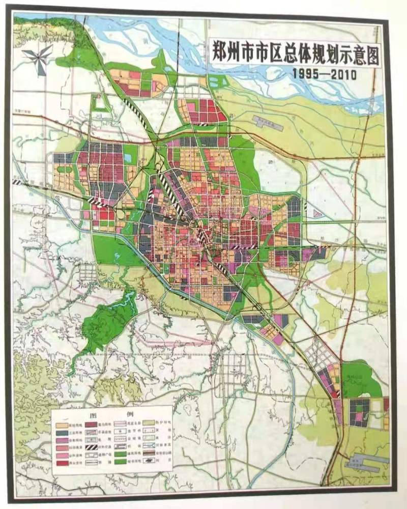 郑州市民收藏多张规划图 这里有郑州的过去现在和将来