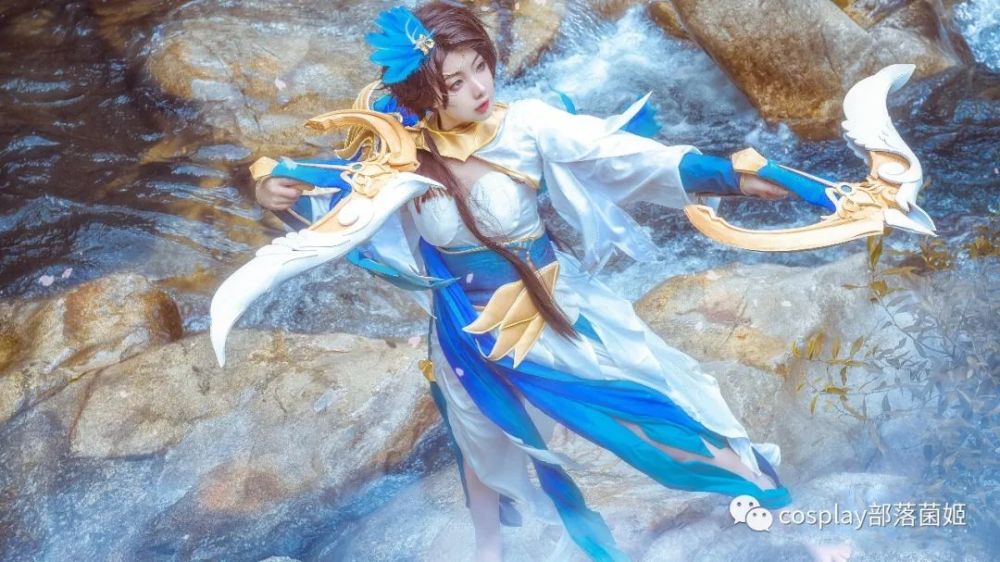 cos:王者荣耀云霓雀翎·虞姬cos正片@萦风乱雪